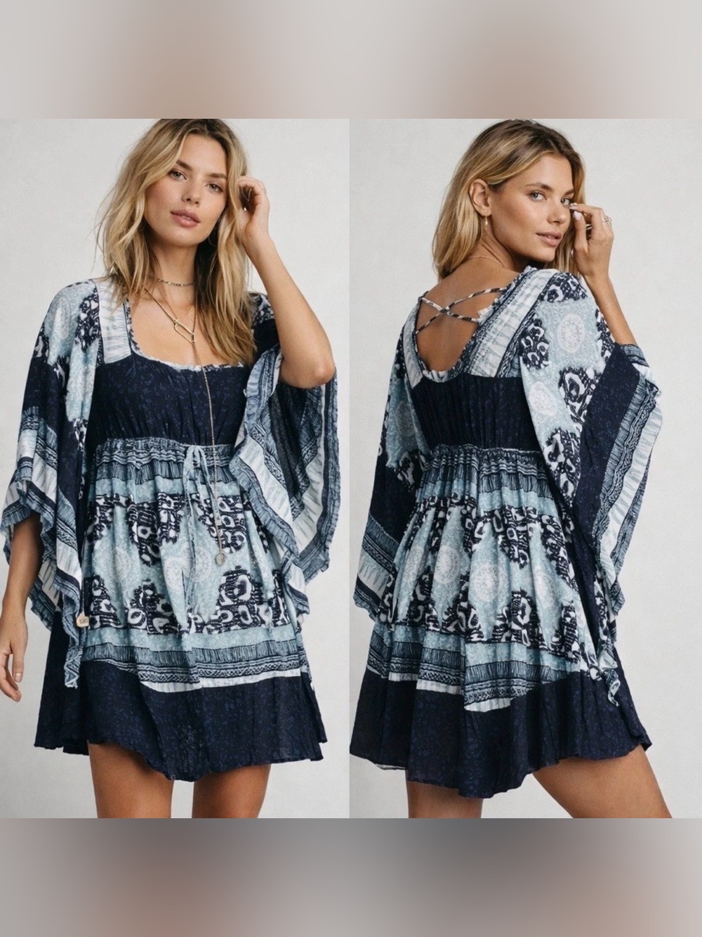 Free People Heart of Gold Mini Dress